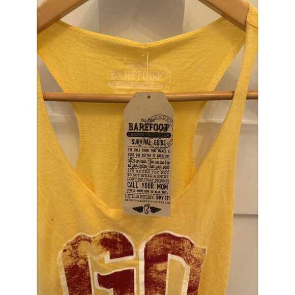 NEW Women’s Barefoot Iowa State Cyclones University Cheer Tank Top Size Small - Picture 2 of 4